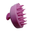 Силіконова щітка масажер для голови , тіла рожева
